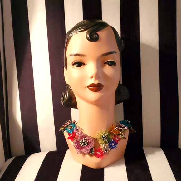 Zara Crystal Flower Necklace